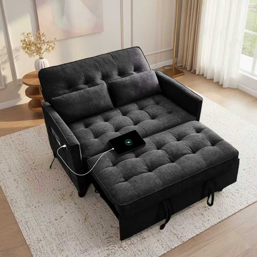 Black terry cloth - 55",