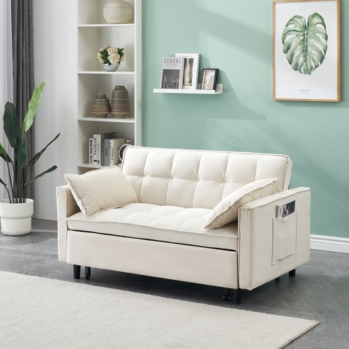 Velvet convertible sofa bed - velvet,