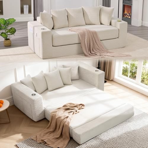 Convertible sofa bed - 76",