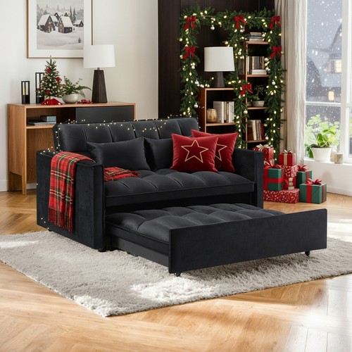 Modern retro sleeper sofa - modern,