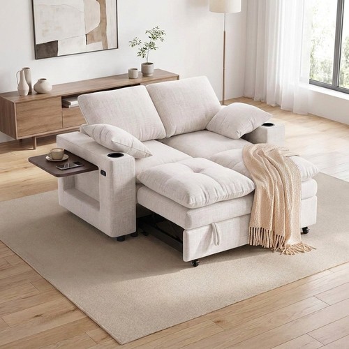 Loveseat sleeper sofa with - 65",